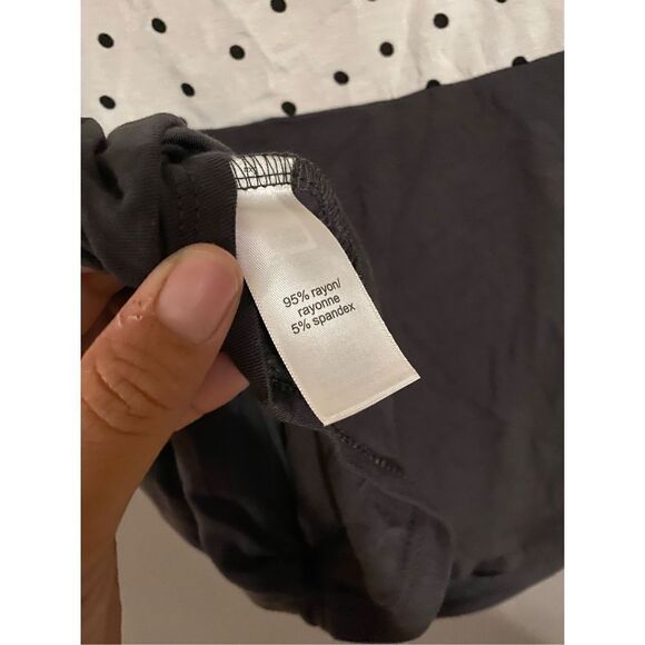 Maurice’s 24/7 Colorblock Knot Front Detail Short Sleeve Alexander Shirt M - Picture 8 of 8